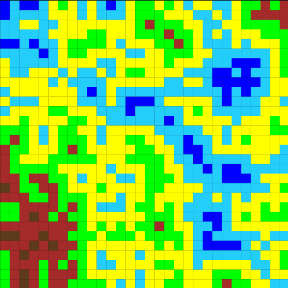 WFC map generation preview